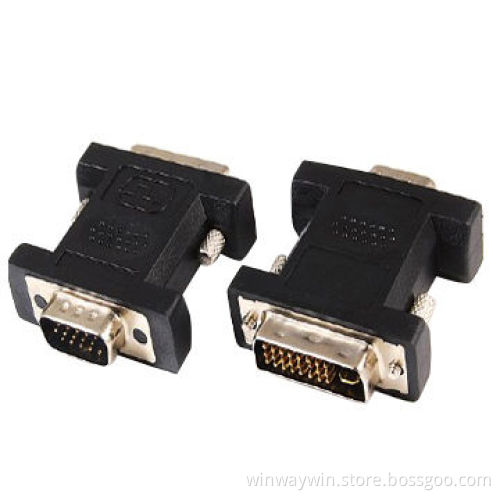 DVI male to VGA male adapter